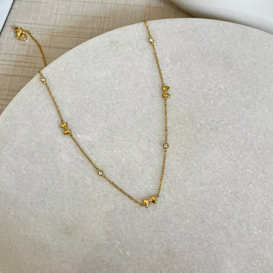 Bow Minimal Necklace