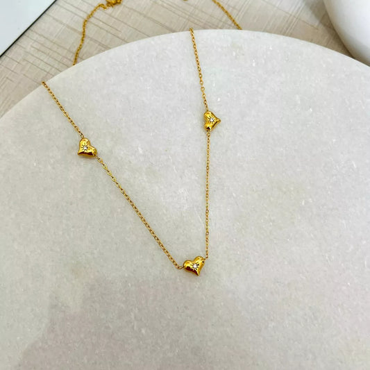 Heart Stars Necklace