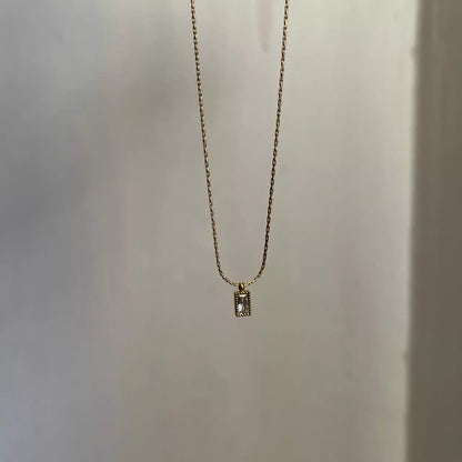 Mini Block Necklace