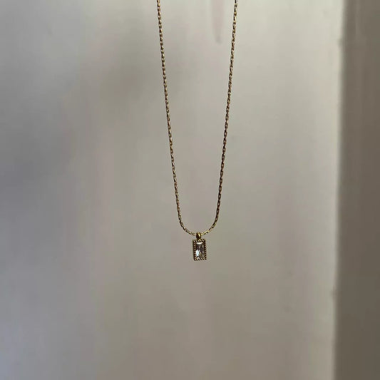 Mini Block Necklace