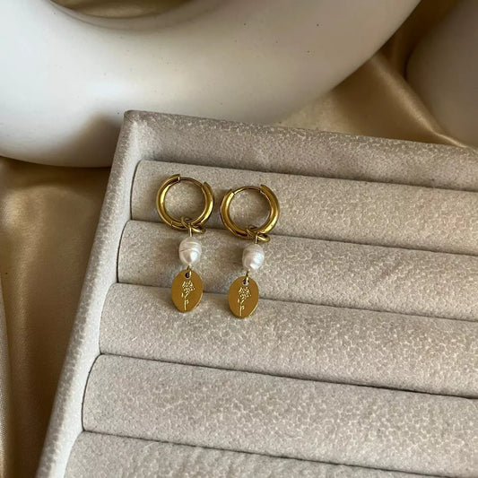 Rosel Pearl Earrings