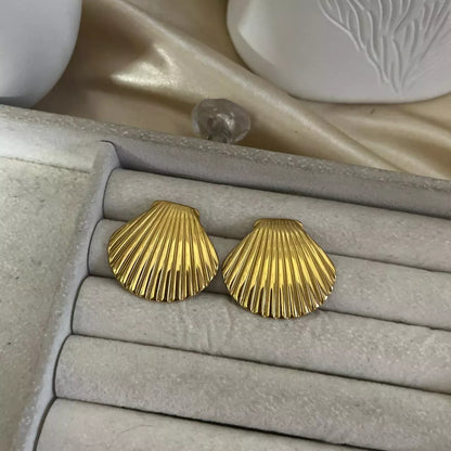 Shell Statement Earrings