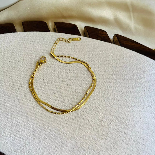 Layered Beaded Bracelet