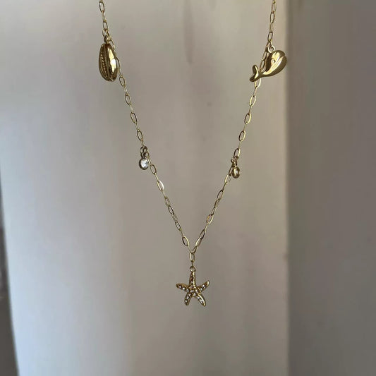 Beachy Fin Necklace