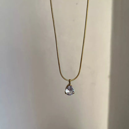 Crystal Drop Necklace