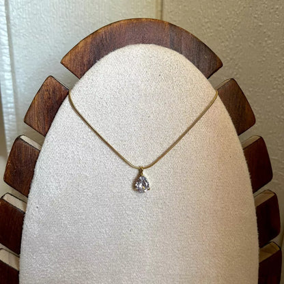 Crystal Drop Necklace
