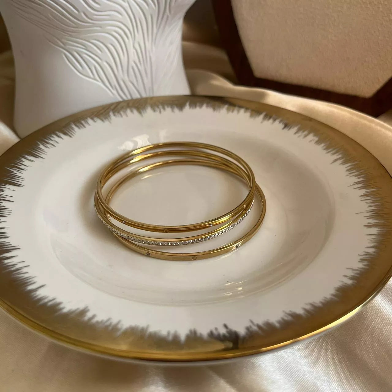 Studded Bangle - Set of 3