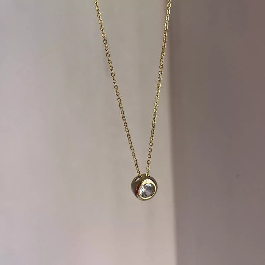 Round Stone Necklace