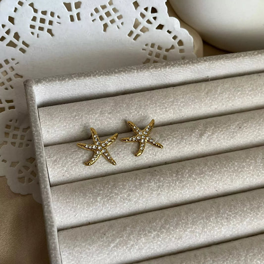 Starfish Studded Earrings
