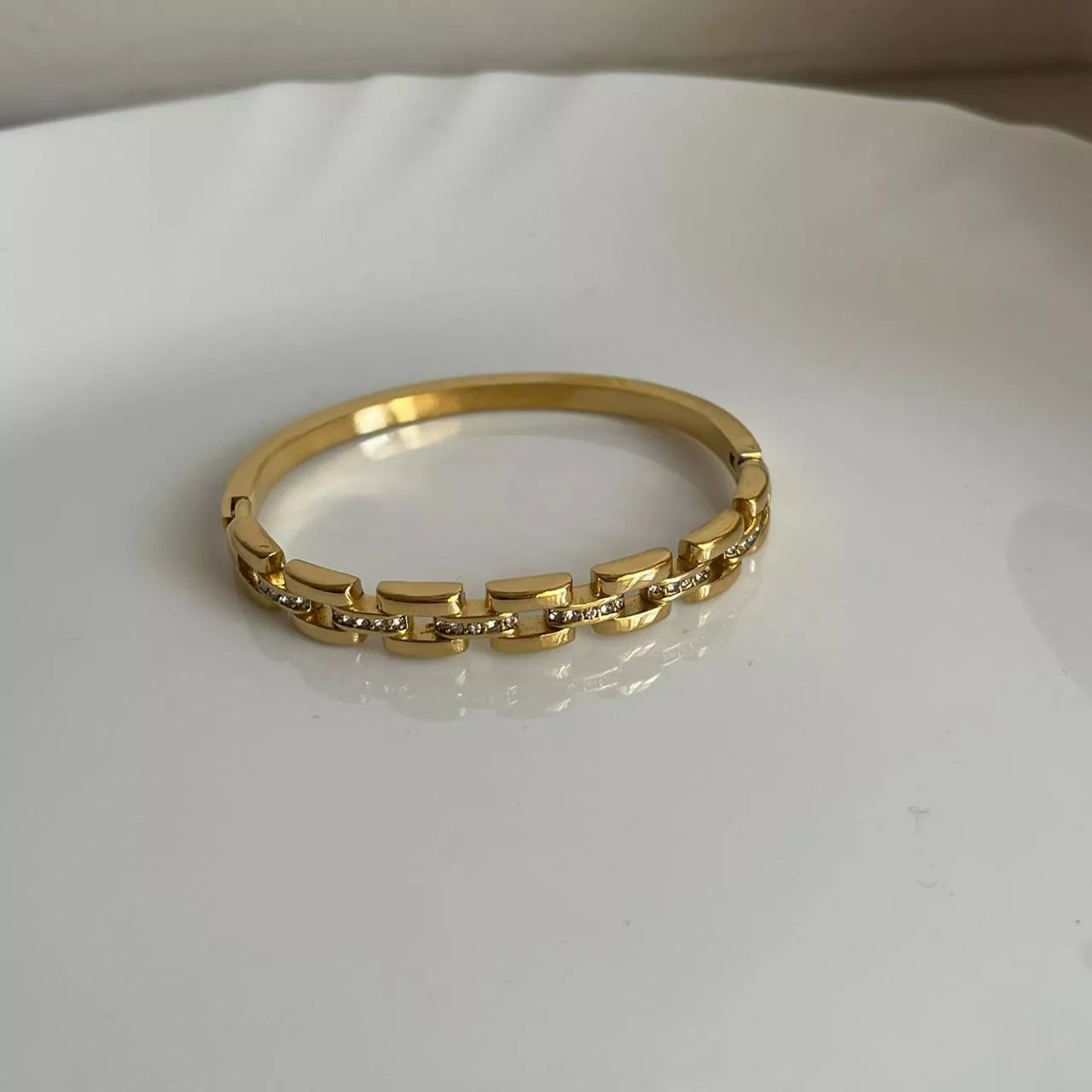 Block Linked Bracelet