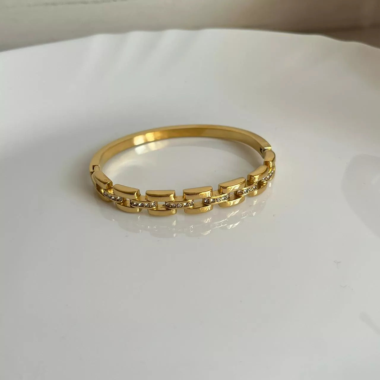 Block Linked Bracelet