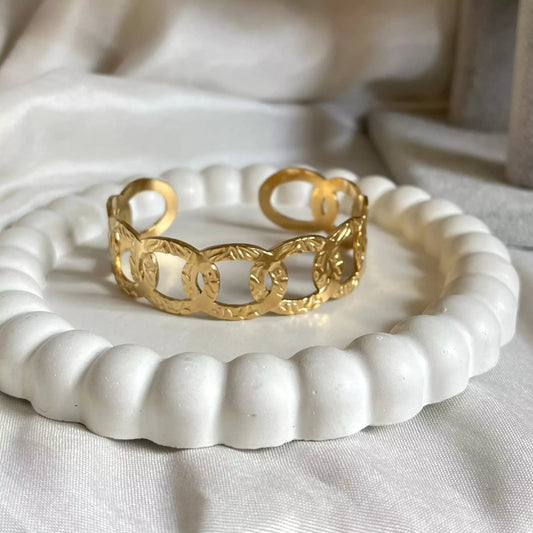 Linked Chunk Bracelet