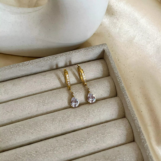 Drop Studded Earrings