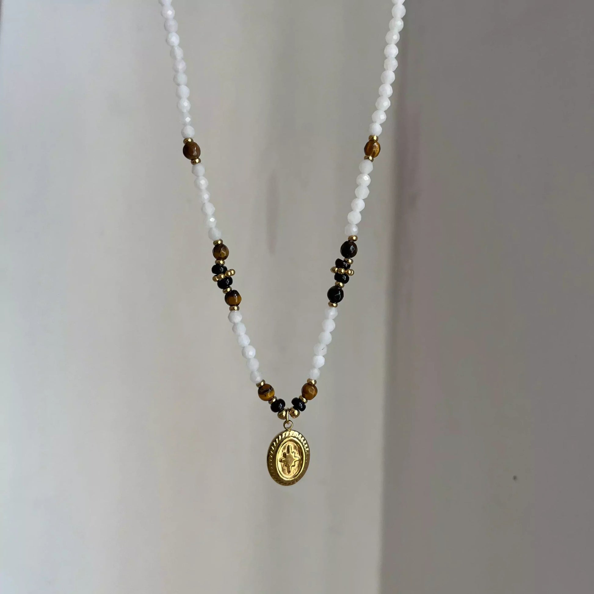 Ova Star Beaded Necklace