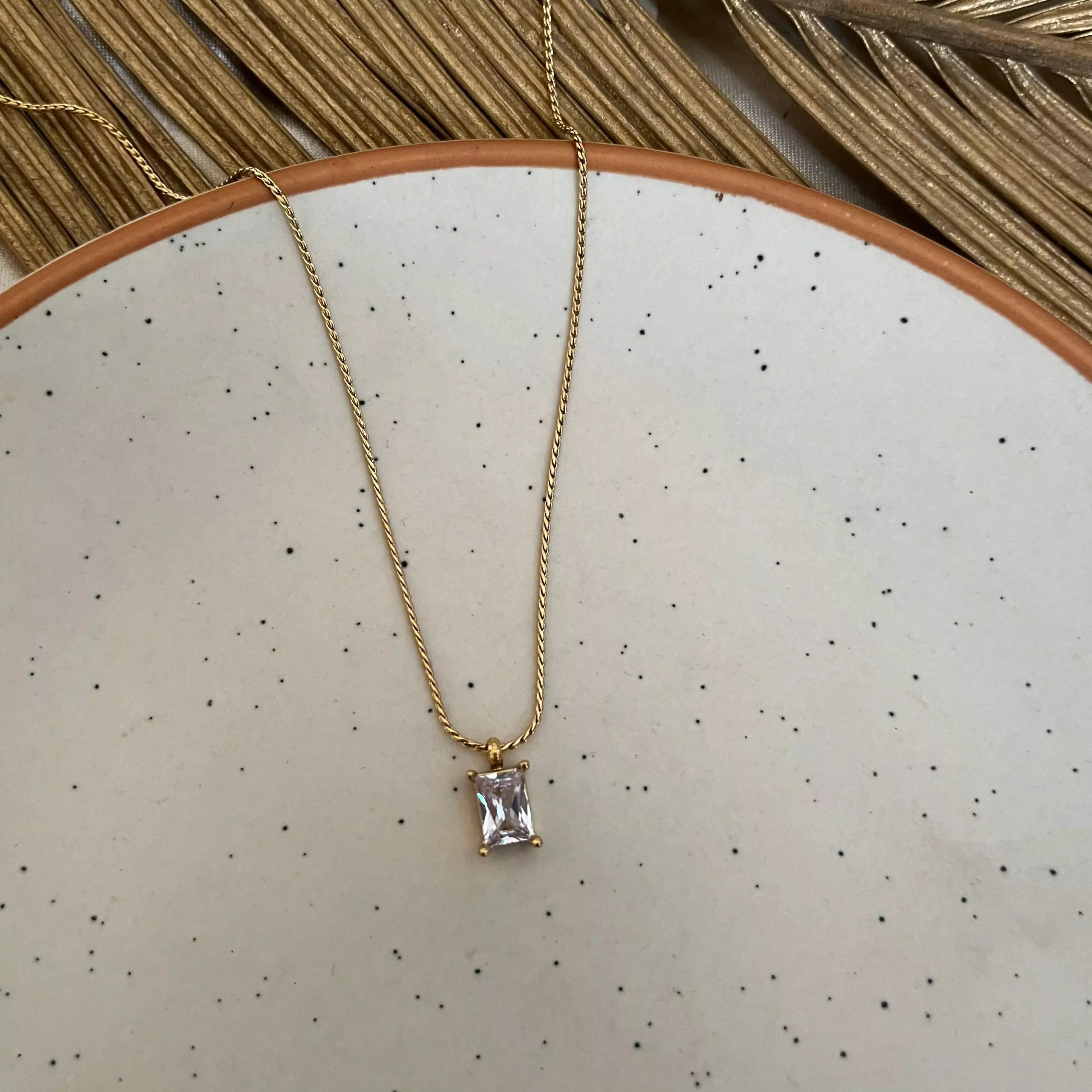 Crystal Box Necklace
