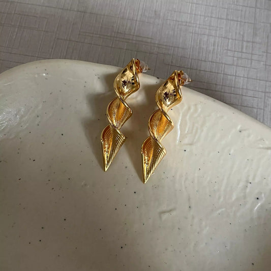 Twisted Fin Earrings
