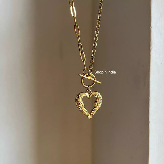Heart Lysa Linked Necklace