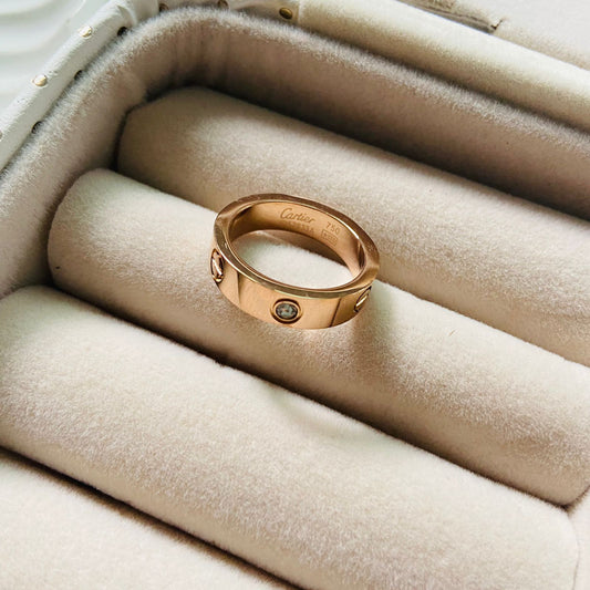Rose Gold Love Ring