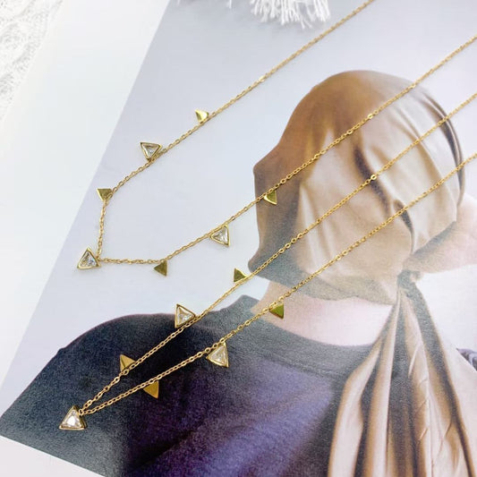 Triya Studded Necklace