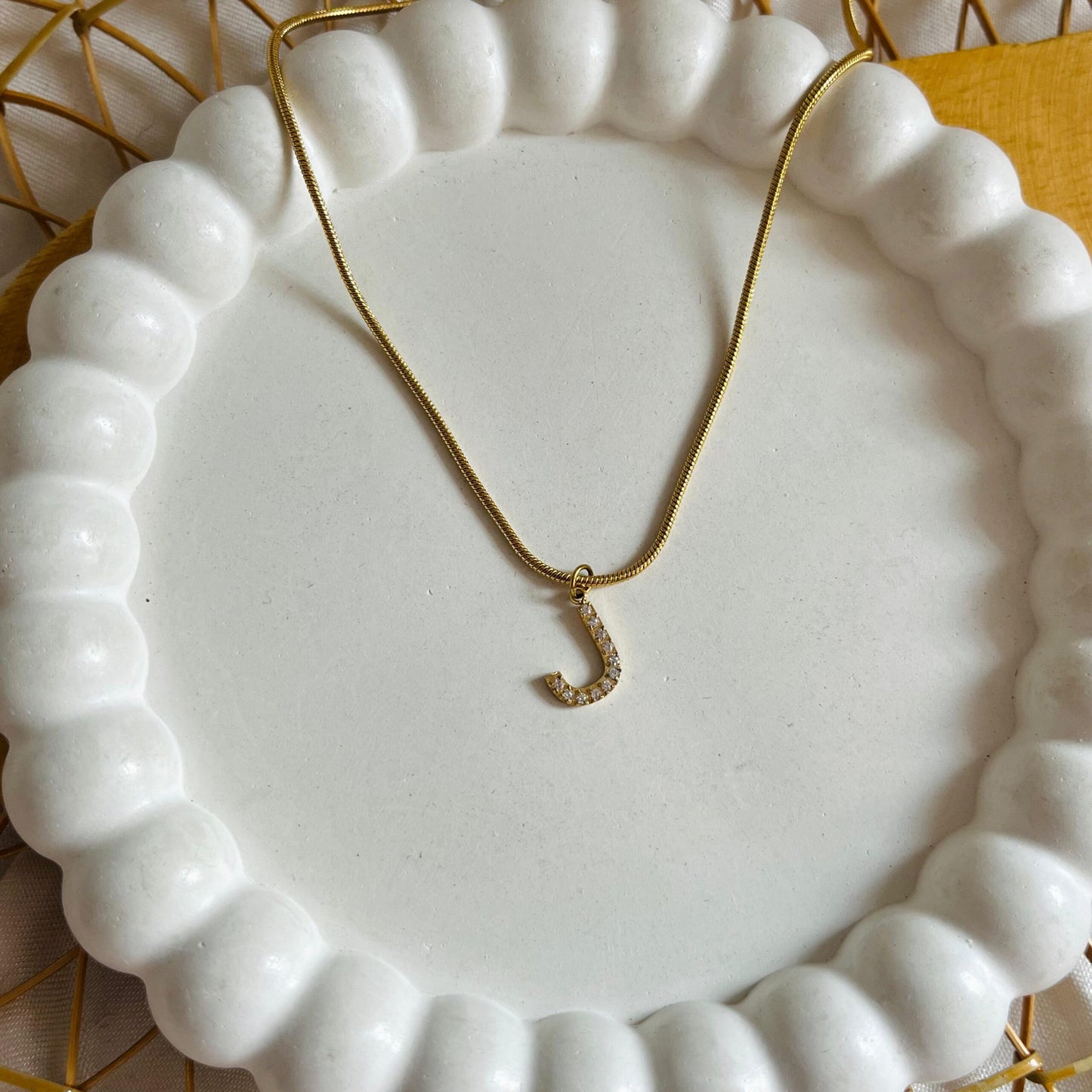 Alphabet Necklace - J