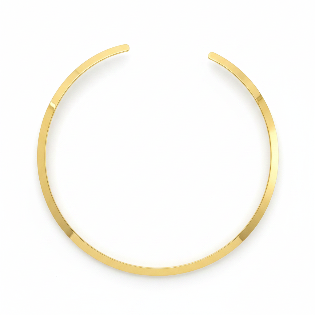 Wide Flat Collar Choker