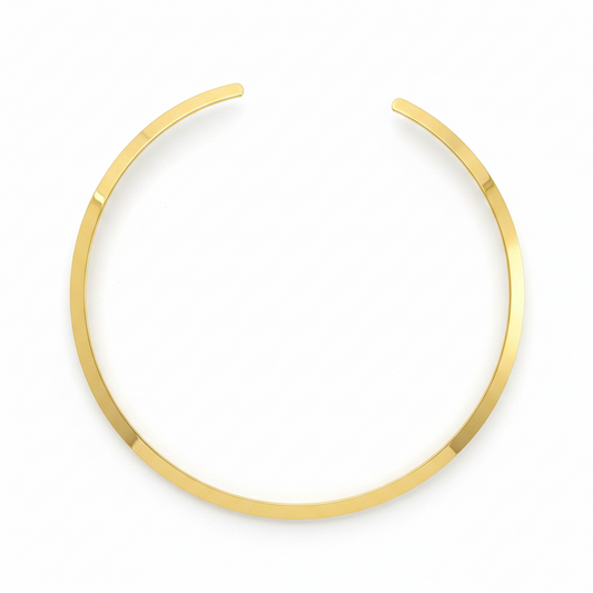 Wide Flat Collar Choker