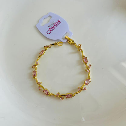 Floral Bracelet- Pink