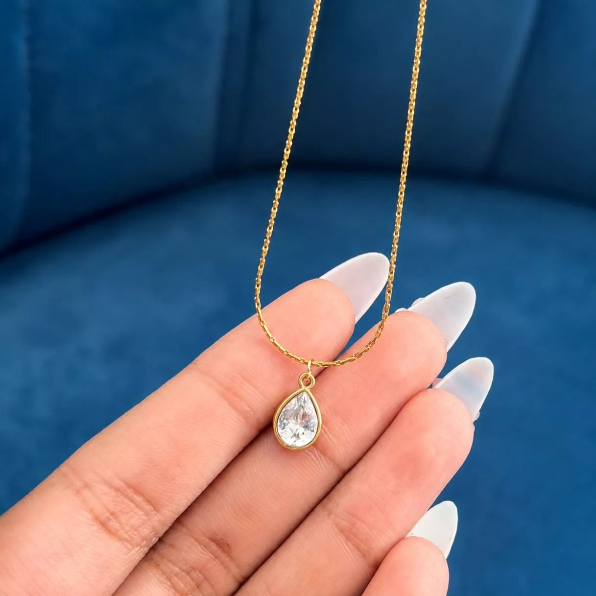 Drop Crystal Necklace