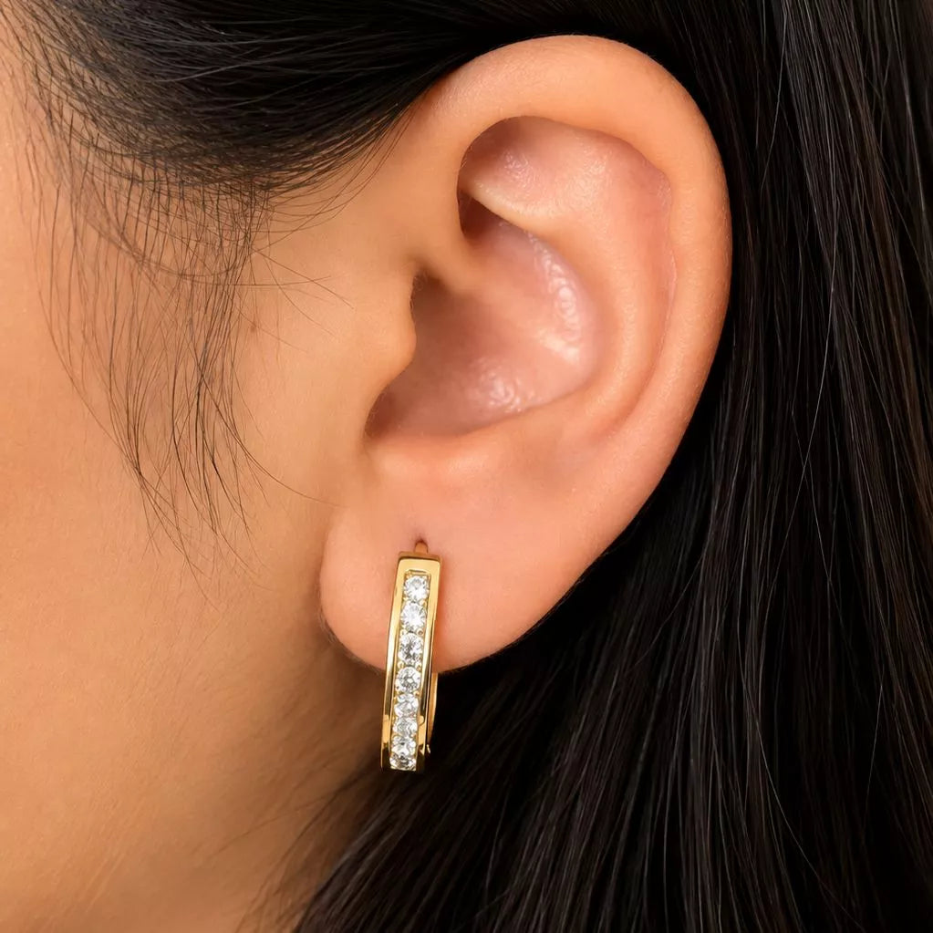 Unna Studded Hoops