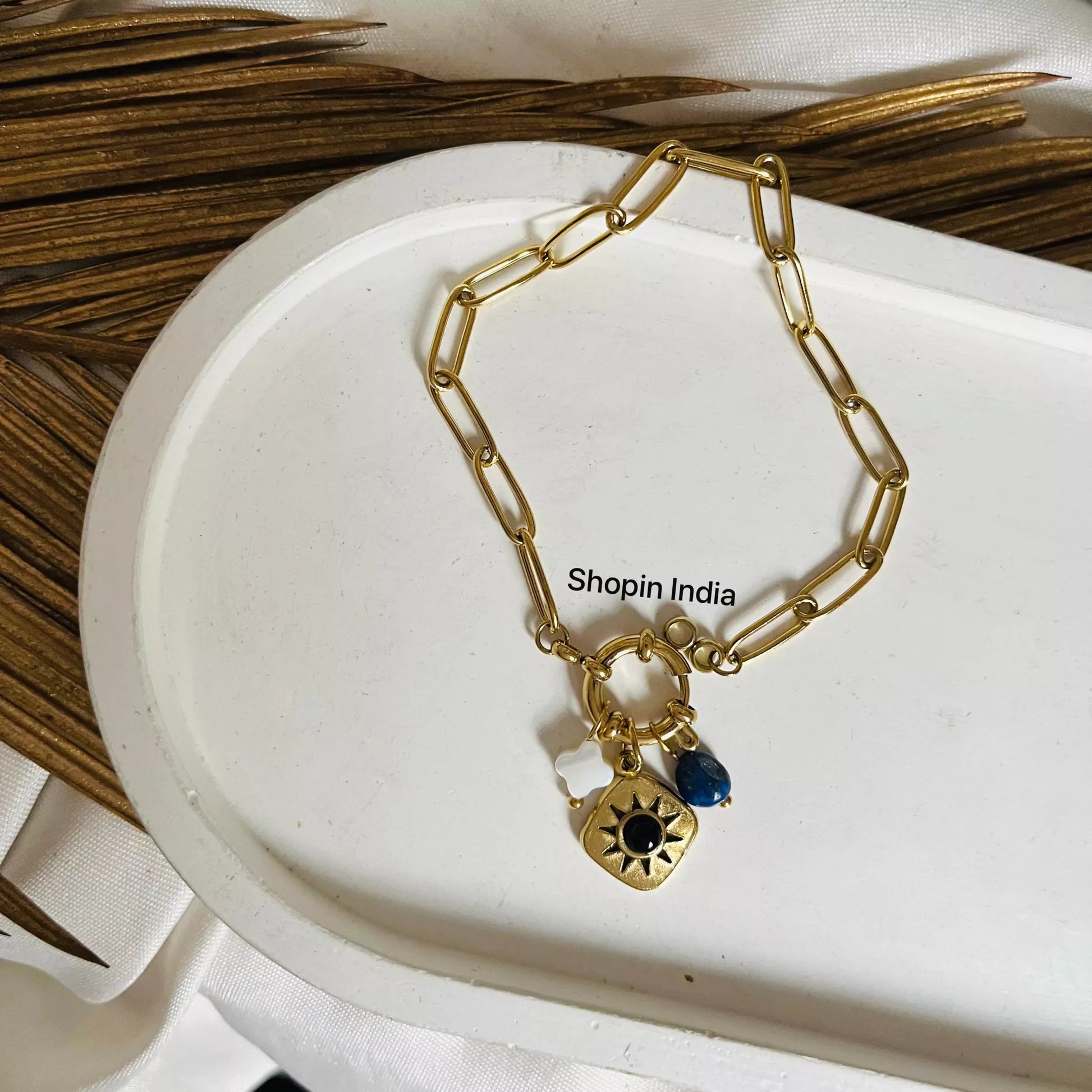 Shifa Stones Linked Bracelet