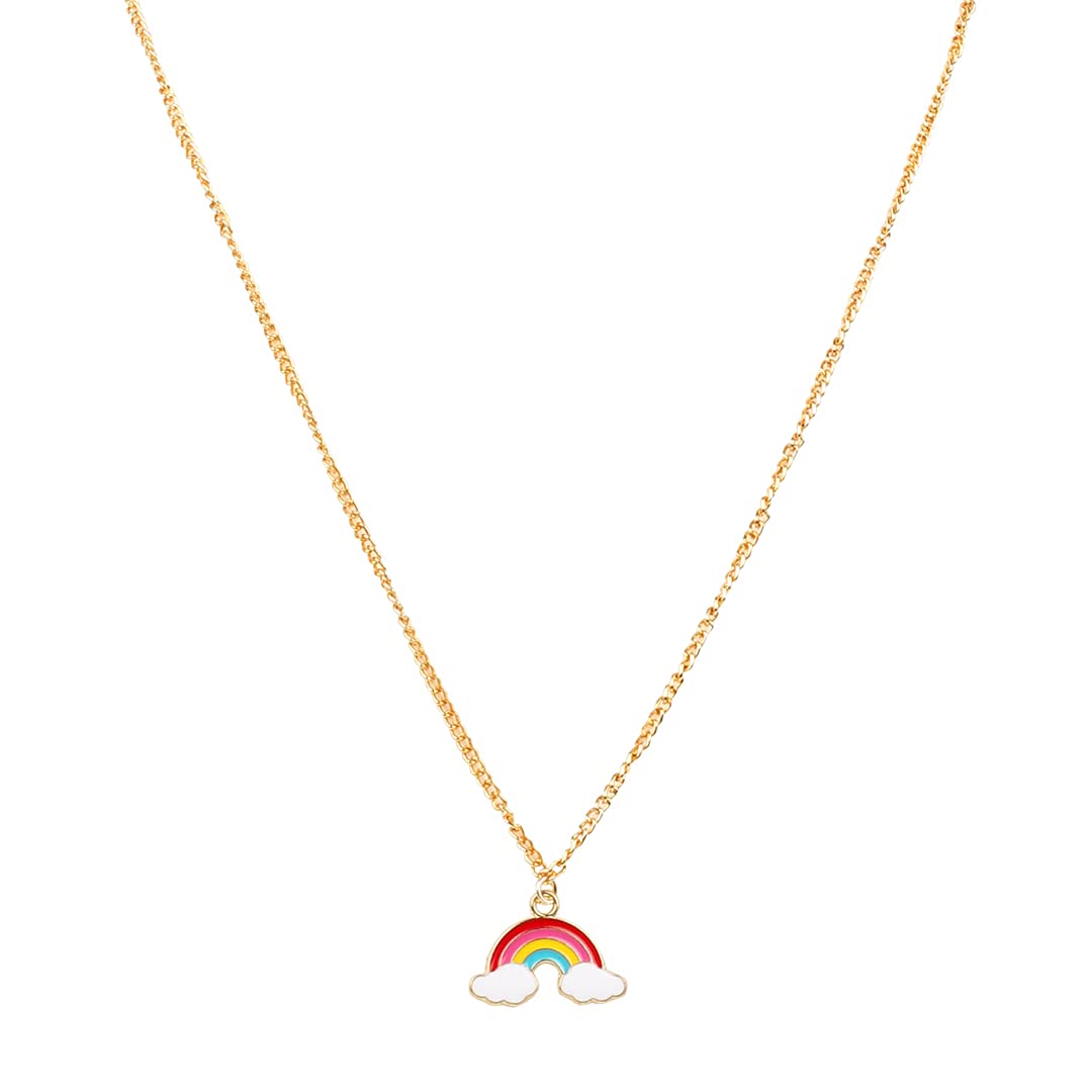 rainbow cloud necklace