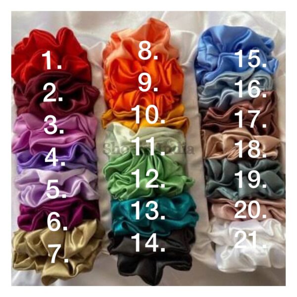 Satin scrunchies