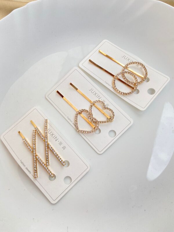 Rhinestone Hairclips (pair)