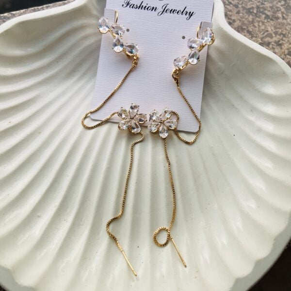 needle earrings