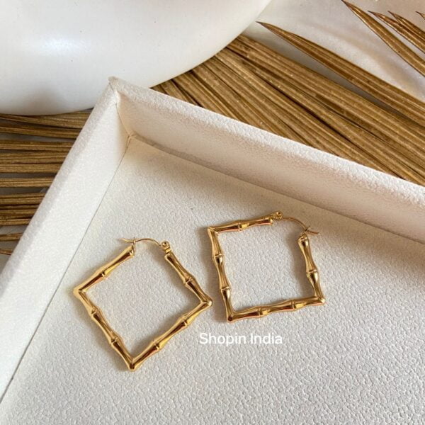 Bamboo Joint Hoops