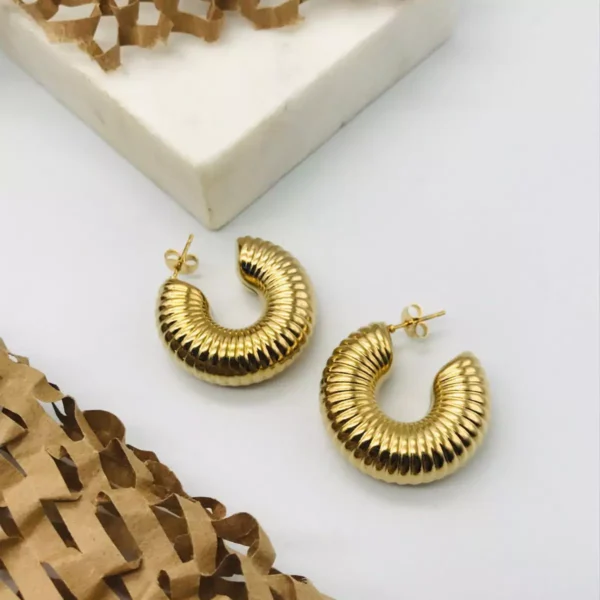 gold plated earrings