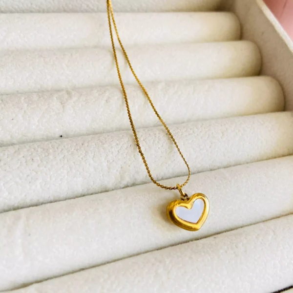 Wittie Heart Necklace- reversible