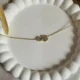 Butterfly With Stone Bracelet