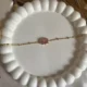 Tri Stones Bracelet- Pink