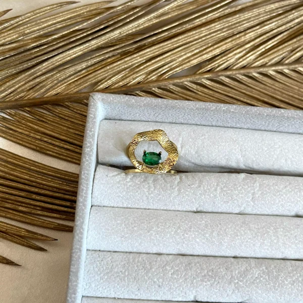 Shaya Bonza Ring- Green