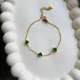 Kiya Blocks Bracelet- Green