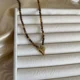 Hexa Heart Beaded Necklace