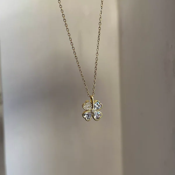 Clover Stud Necklace