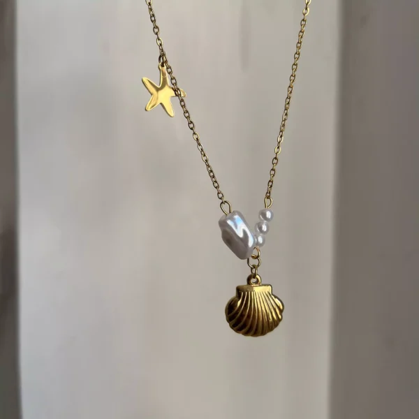 Shell - Star Pearl Necklace