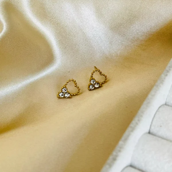 Risha Heart Studs - Image 2