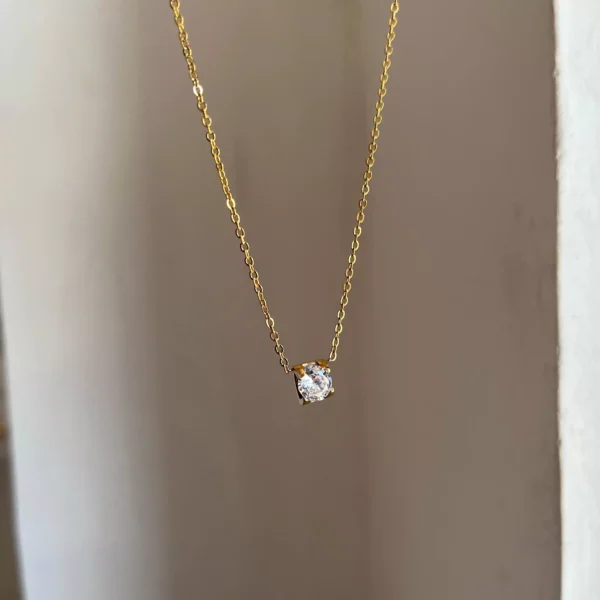 Cece Solitaire Necklace