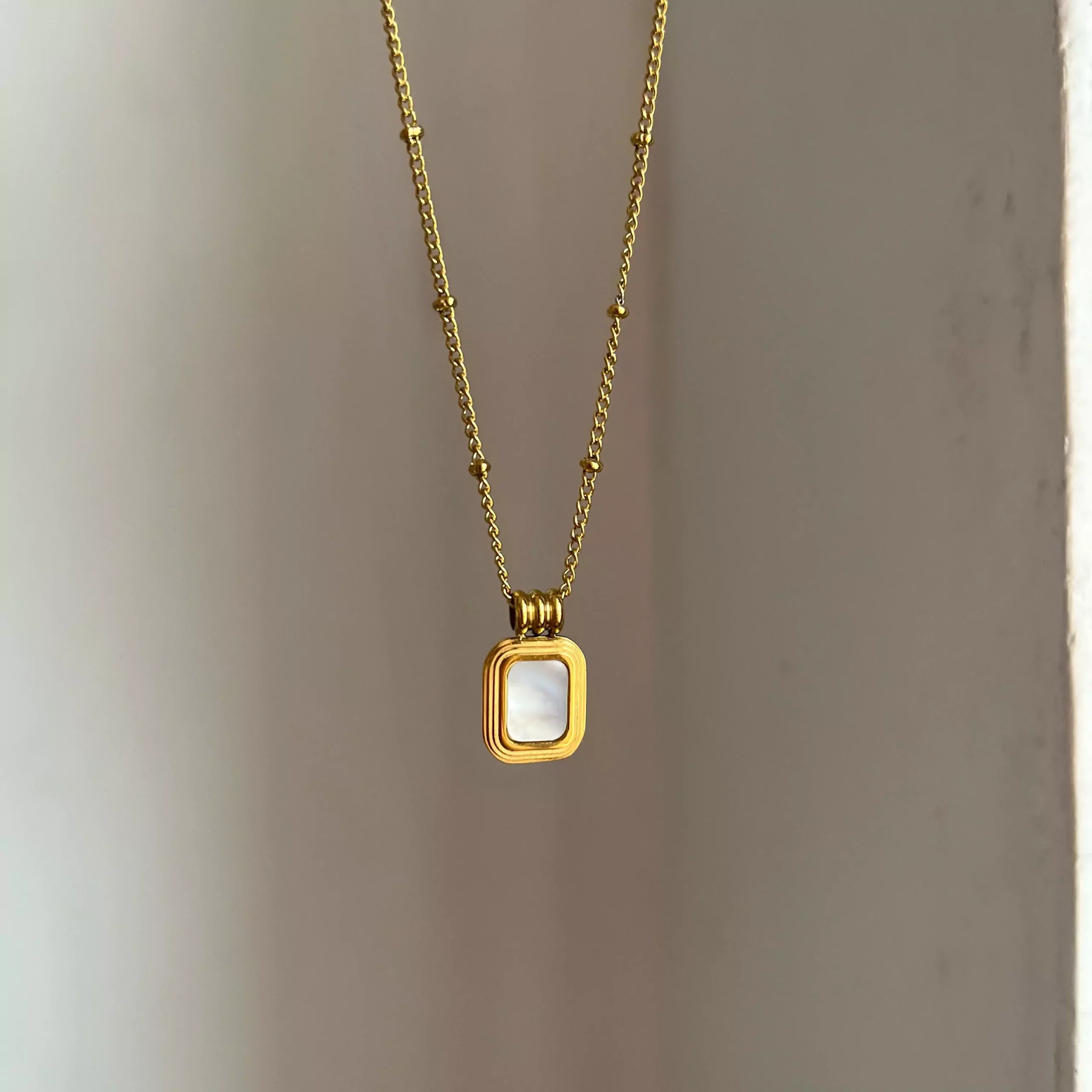 Wittie Block Necklace