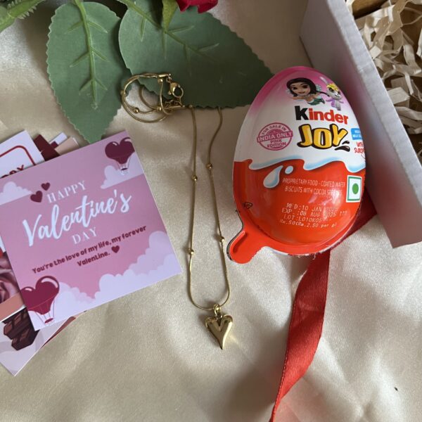 Kinder Joy With Heart Necklace Inside