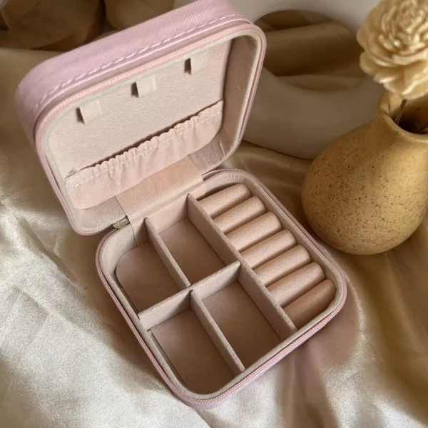 Mini Jewellery Organiser- Pink - Image 2