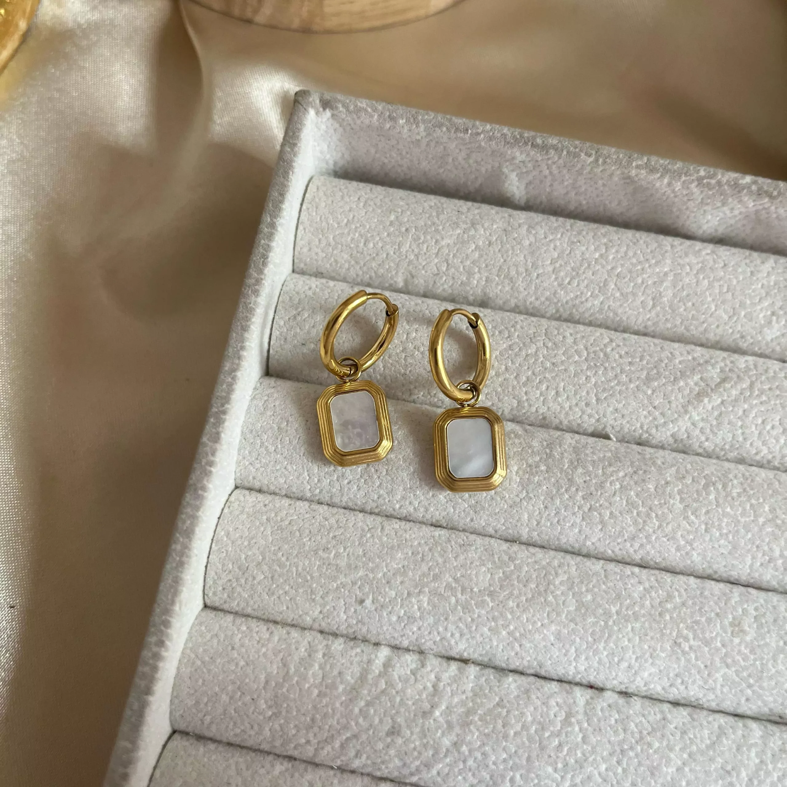 Cyla Block Earrings